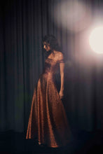 Load image into Gallery viewer, Sapphira Off The Shoulder Gown