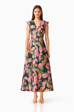 Load image into Gallery viewer, Eclore V-Neck Maxi Dress