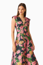 Load image into Gallery viewer, Eclore V-Neck Maxi Dress