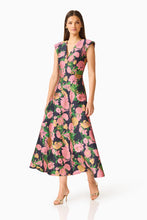 Load image into Gallery viewer, Eclore V-Neck Maxi Dress