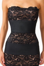 Load image into Gallery viewer, Emberly Strapless Lace Gown