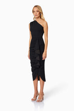 Load image into Gallery viewer, Jade One Shoulder Midi