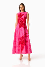 Load image into Gallery viewer, Florentia Textured Jacquard Maxi Dress