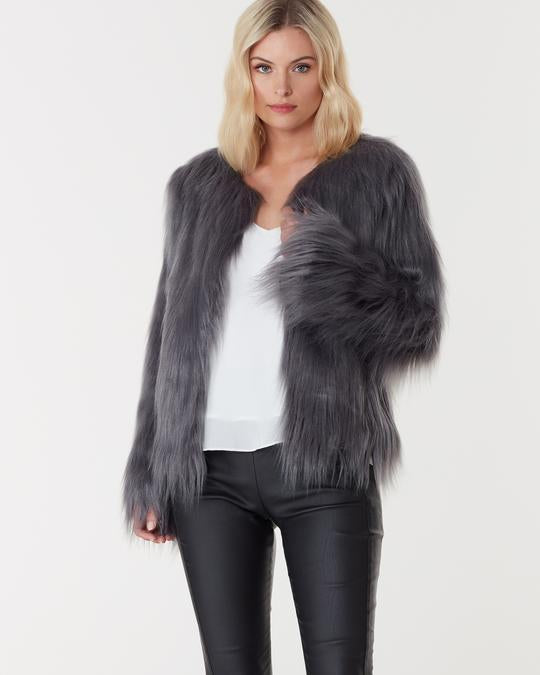 Fake fur jackets australia clearance