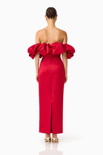 Load image into Gallery viewer, Lucetta Off Shoulder Gown in Red
