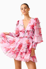 Load image into Gallery viewer, Fleuris Long Sleeve Mini Dress
