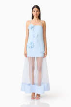 Load image into Gallery viewer, Reina Applique Gown in Sky Blue
