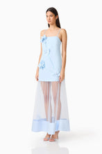 Load image into Gallery viewer, Reina Applique Gown in Sky Blue
