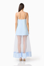 Load image into Gallery viewer, Reina Applique Gown in Sky Blue
