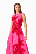 Load image into Gallery viewer, Florentia Textured Jacquard Maxi Dress
