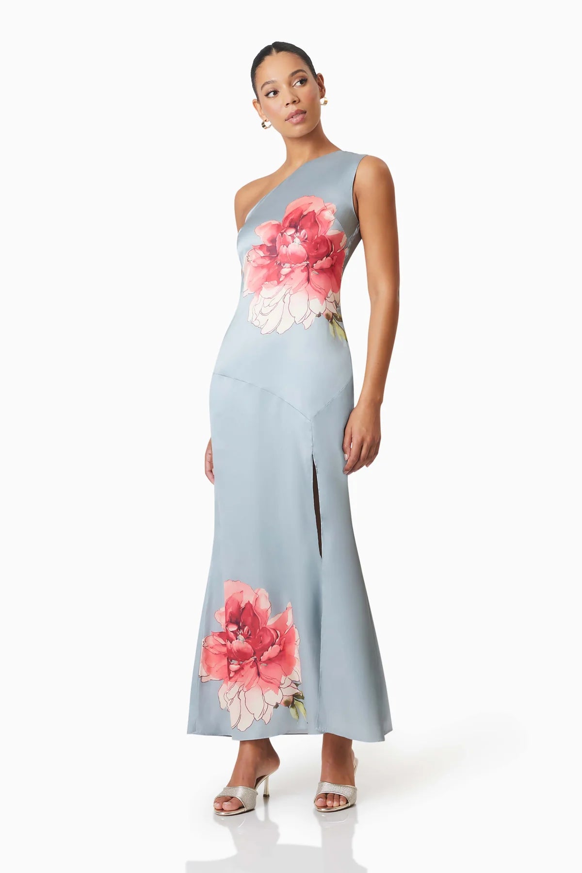 chinese dress ladies Elliatt Tilly Tiered Maxi White Size 8 – lonedresshire main image 1