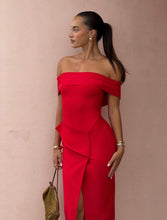 Load image into Gallery viewer, Celia off Shoulder Gown
